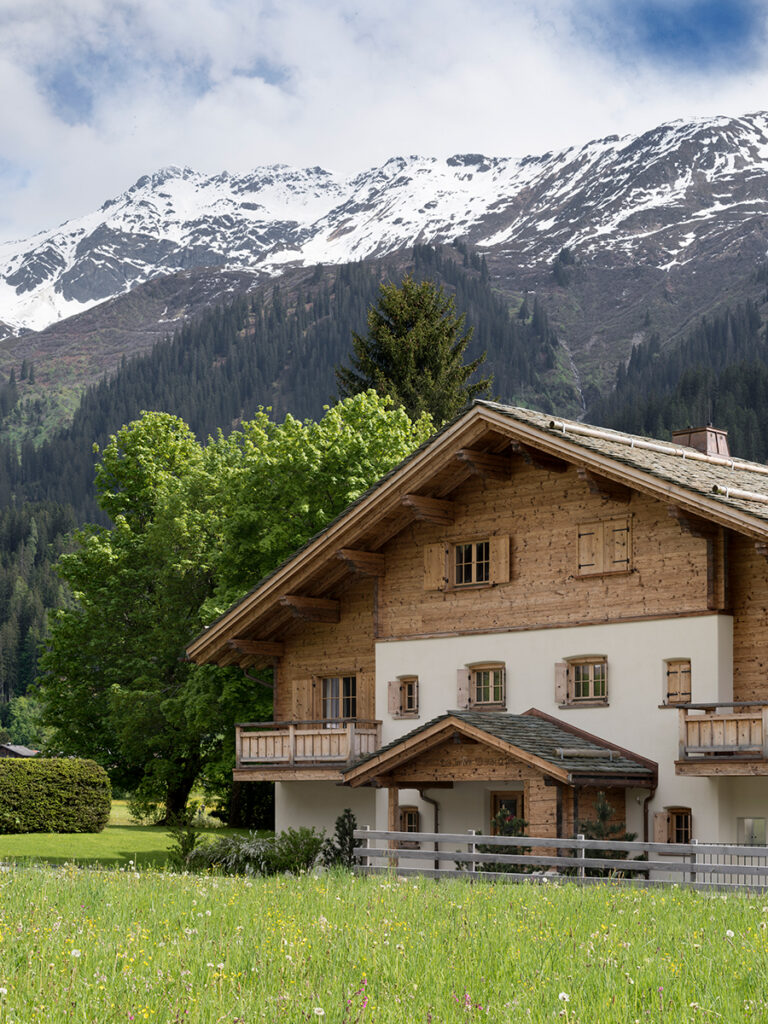 A contemporary Swiss chalet in Klosters, taking its lead from the building's own setting
